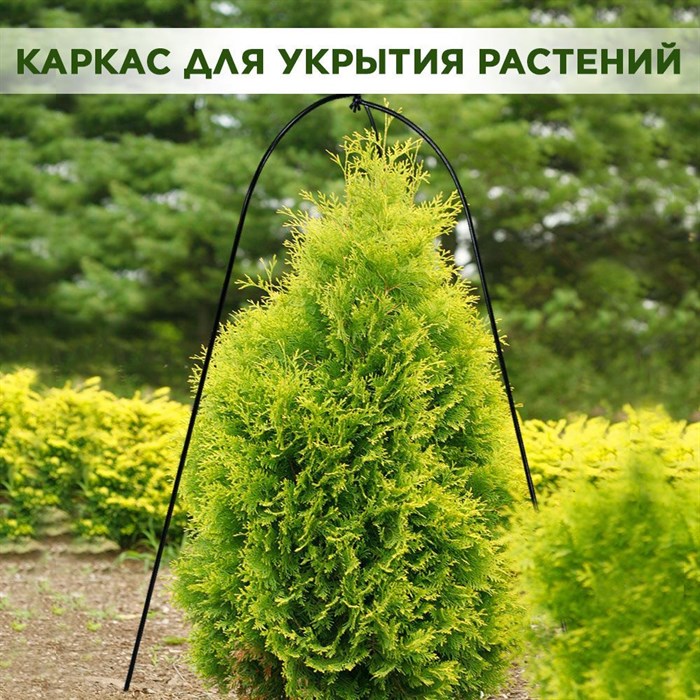 Каркас для укрытия садовых растений на зиму металлический, высота 110 см HITSAD 57-125 - фото 66468