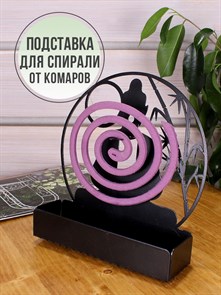 Подставка для спиралей от комаров, курильница для благовоний металлическая декоративная Будда HITSAD 704-001