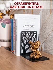 Подставка-ограничитель для книг на полке, Птичка золотая HITSAD U09230, 1 шт. U09230