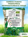 Газонная трава, для городских территорий, парков и площадок, для любых почв, не требователен к уходу, "Абсолют Ленивый" 500г F0000050404 - фото 64212