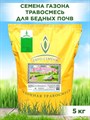 Газонная трава, для бедных почв, для городских территорий, устойчивая к вытаптыванию и болезням, "Газон для ленивых" 5кг 00040007031 - фото 64258