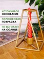 Подсвечник для столовой свечи металлический, цвет золотой, декор для интерьера HITSAD Loft 607-59-G 607-59-G - фото 65364