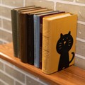 Держатель для книг на полке металлический чёрный, Котик IRONDECOR 705-009B 705-009B - фото 65886