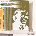 Подставка ограничитель для книг металлическая белая, Эйнштейн IRONDECOR 705-014W 705-014W - фото 65937