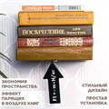 Полка настенная для книг металлическая со скрытым креплением, IRONDECOR 705-054B 705-054B - фото 68544