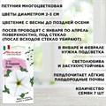 Петуния ампельная семена, Пендолино многоцветковая белая, Гавриш, 7шт F0000047539 - фото 68869